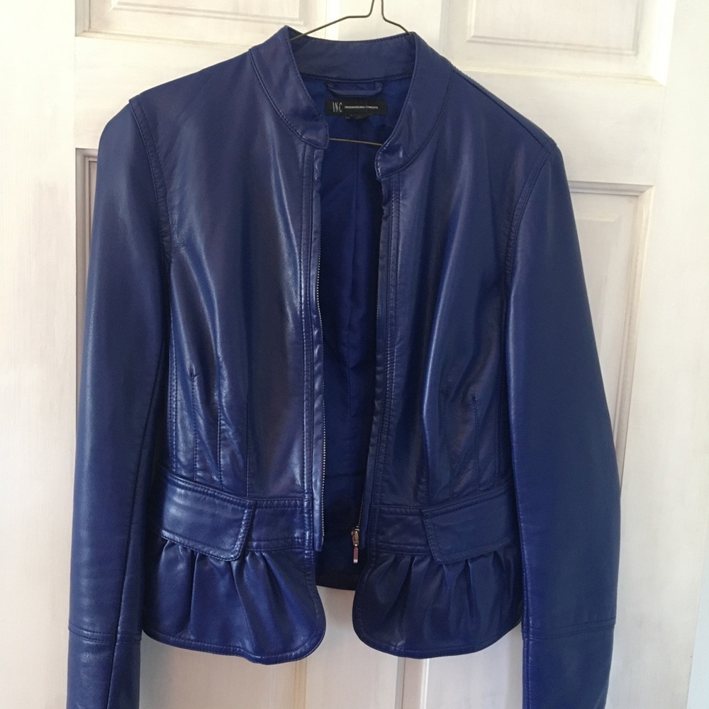 Inc. faux leather jacket